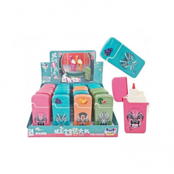 Конфета арт. 060889/061633 Карамель "Зажигалка" 9 г вкусы микс 24 шт. в кор.,