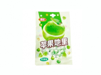 Конфета арт. 080699-2 Жевательные бобы "Яблоко" 30 г 20 шт. упаковка,'*#