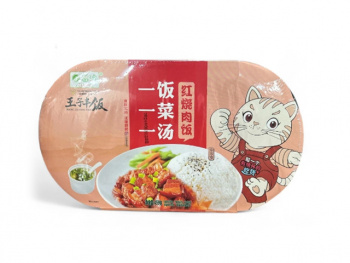 Рис арт. 750441 БП саморазогрев. С тушеной свининой в соевом соусе 459 г в банке