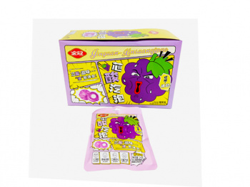 Конфета арт. 936631/936594 Кислая "Виноград" с шипучкой 24 г 20 шт. в кор.';/