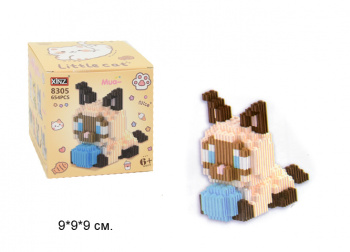 Конструктор арт. 8305-802-805 Микро Кошка с мячиком 694 дет. в кор.=|