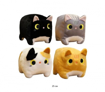 им Куб арт. 240728-1/240511-2 Кошка цвета микс 25 см в пак.)