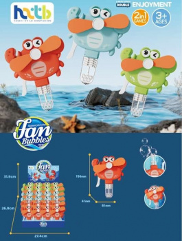 Пузыри мыльные арт. H7-C11-805 "Краб" с вентилятором (24 шт.) в кор.