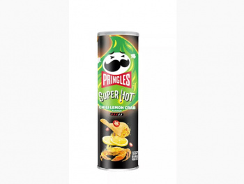 Чипсы арт. 302789 Pringles острый краб 110 г в черной банке,*