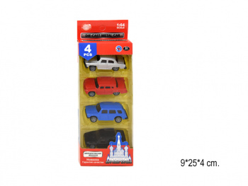 Набор машин арт. 02-01-805 Ретро 4 шт. в кор.