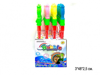 Пузыри мыльные арт. 2710/4605 Цветок с раздвижной палочкой (20 шт.) шоубокс_