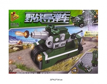 Конструктор арт. 633023D Ракетная установка 89 дет. в кор.•