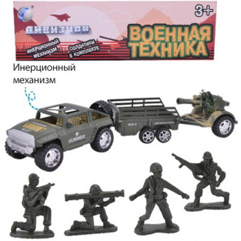 Машина инерц. арт. M287B-3" Военная техника в пакете 38*16*7