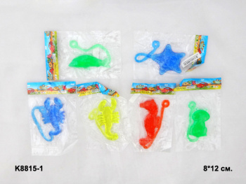 Лизун арт. 8815/8803 Морские обитатели ассорти (100 шт.)_