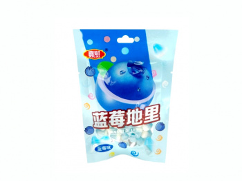 Конфета арт. 080699-4 Жевательные бобы "Черника" 30 г 20 шт. упаковка'*#,